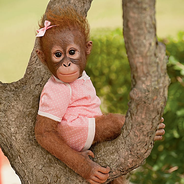 Annabelles Hugs So Truly Real Poseable Lifelike Monkey Doll