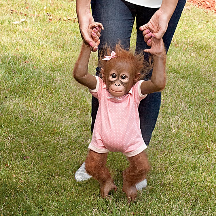 Annabelles Hugs So Truly Real Poseable Lifelike Monkey Doll