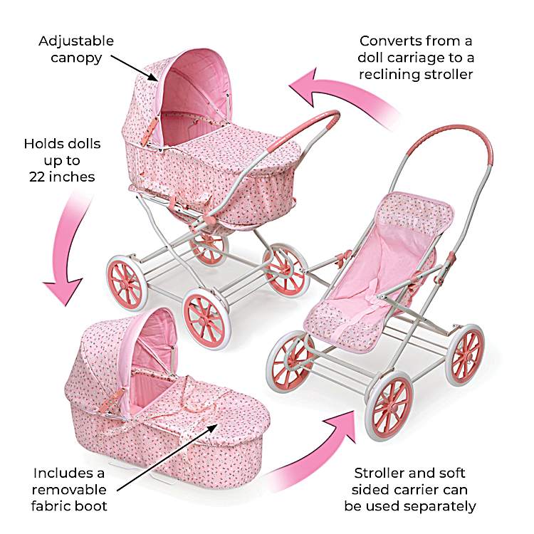 Convertible doll stroller sale