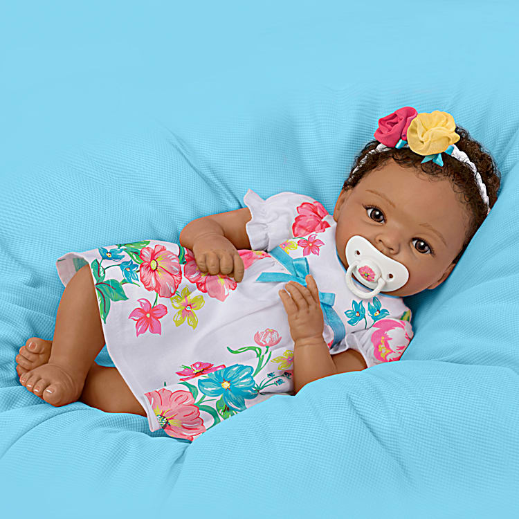 Bradford exchange silicone baby dolls clearance