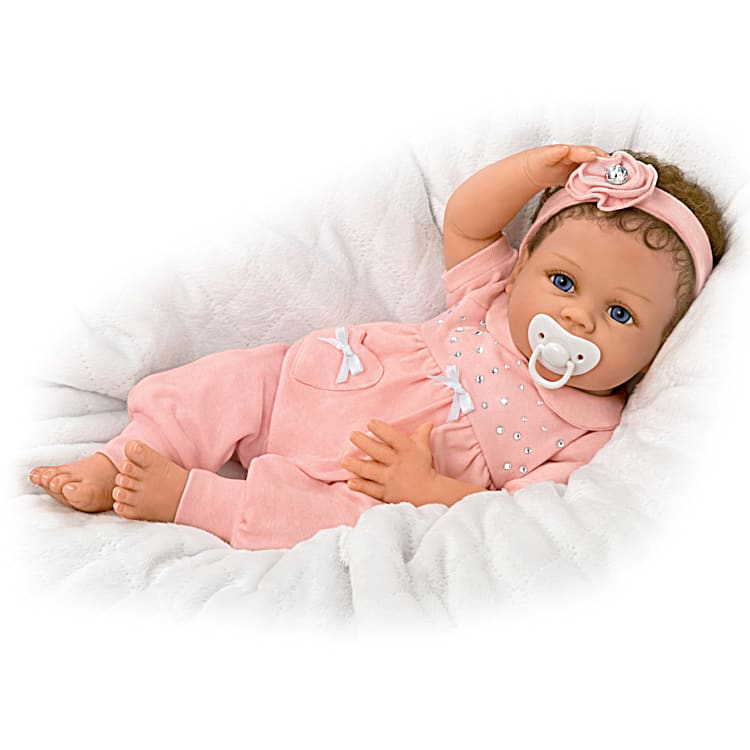 Baby doll that looks real and breathes clearance