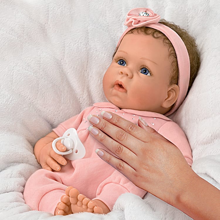 Bradford exchange silicone baby dolls cheap