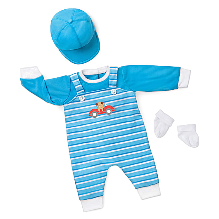 Playful Pup Baby Doll Accessory Set Outfit For 17 To 19 Inch Long Dolls