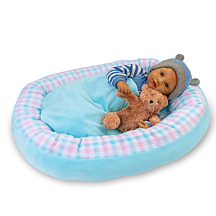 Baby doll with blanket cheap