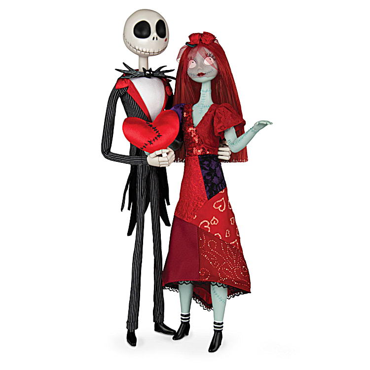 Disney Tim Burtons The Nightmare Before Christmas Scary Kind Of Love Portrait Figure Set