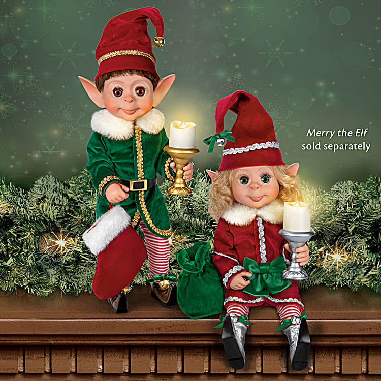 Santa shop elf doll