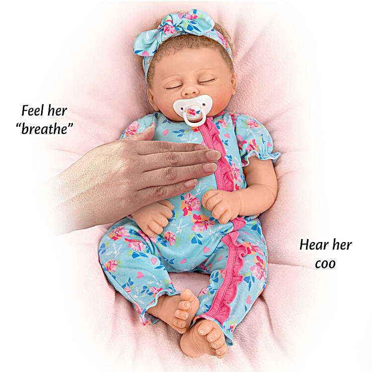 Heart Full Of Love Bella Hand Painted Realistic Baby Doll That Breathes And Coos At Your