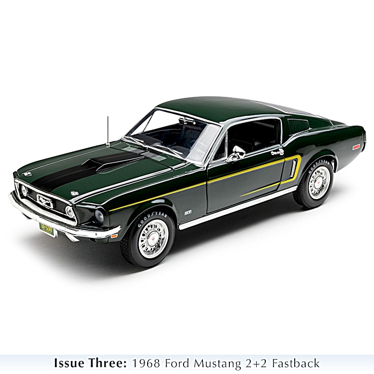 1 18 Scale Ford Mustang Diecast Car Collection Featuring The 1964.5 Convertible The 1967 GT And More