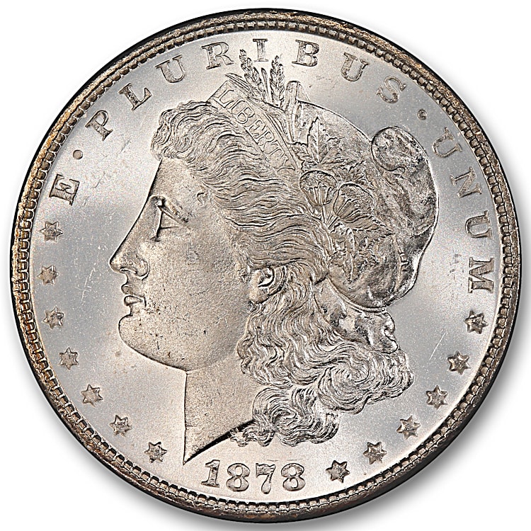 The Rare 1878 Variety Morgan Silver Dollar Coin With An 1879 Reverse