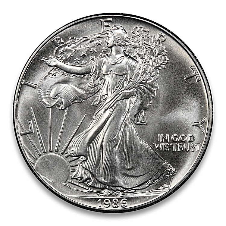 1986 $1 1-oz Silver Eagle BU | GovMint.com