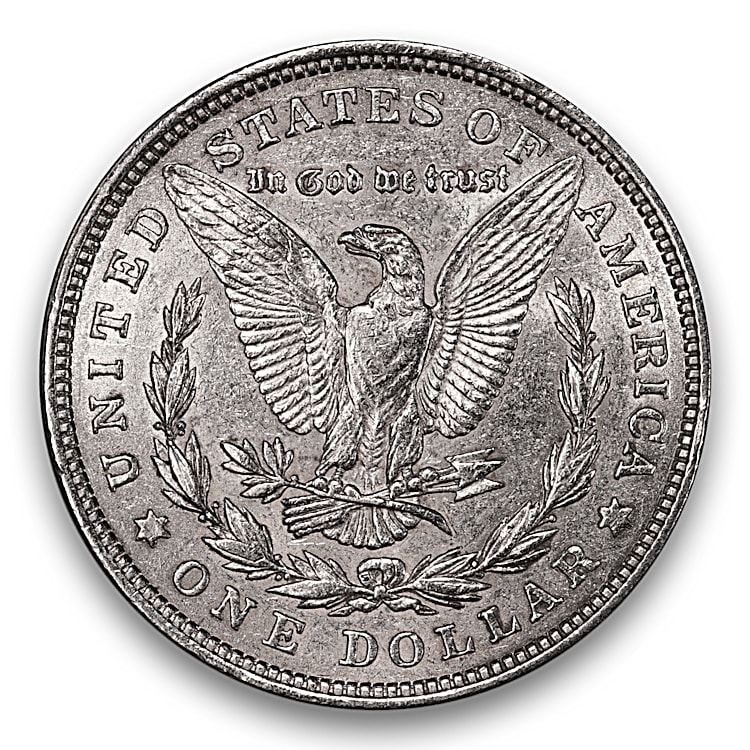 The 1964 Morgan Silver Dollar 1 Oz. 99.9% Silver Proof Coin With George T.  Morgans Lady Liberty On The Obverse And An American Eagle On The Reverse