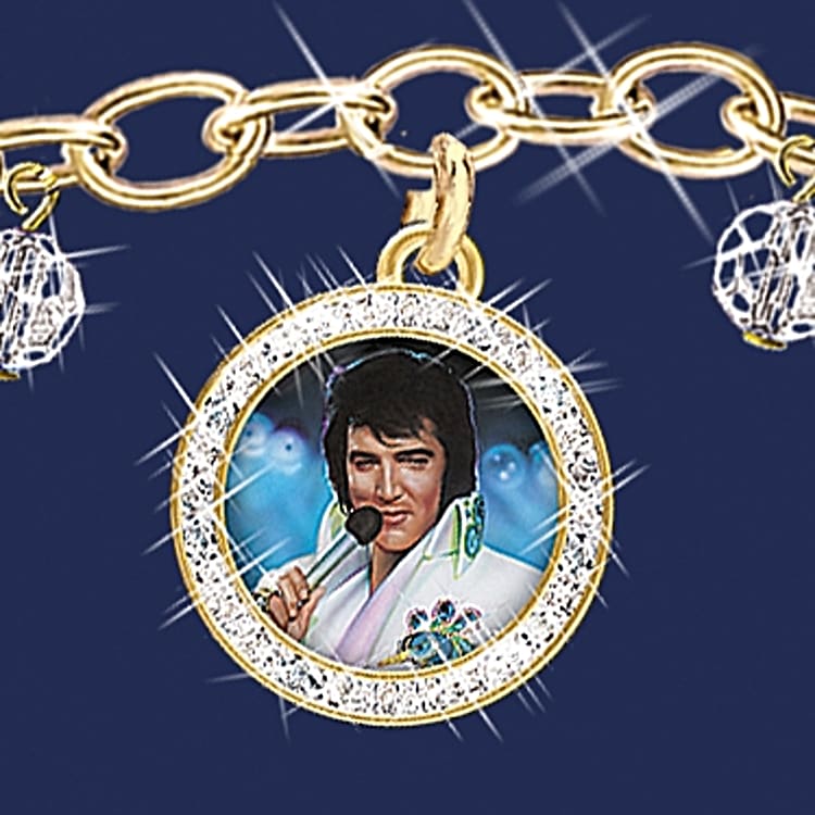 Elvis charm bracelet hot sale