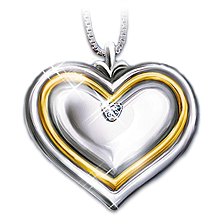 Daughter in law heart necklace deals