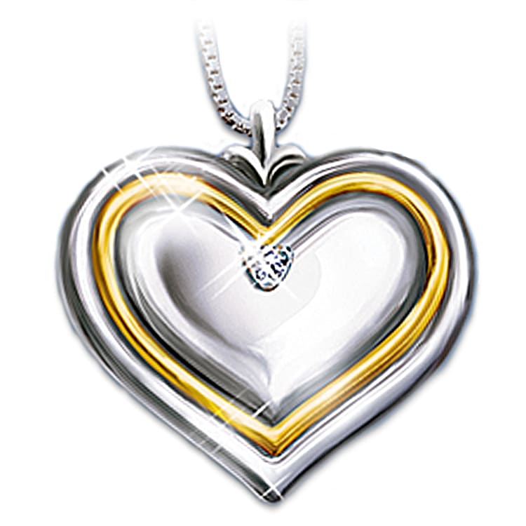 Daughter in law sale heart necklace