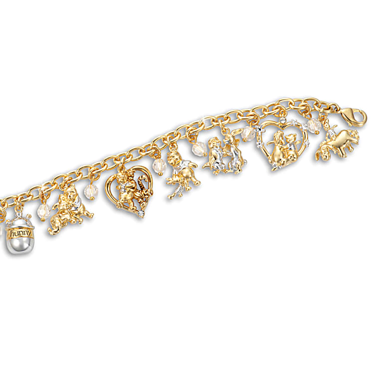 Disney winnie the pooh charm bracelet sale