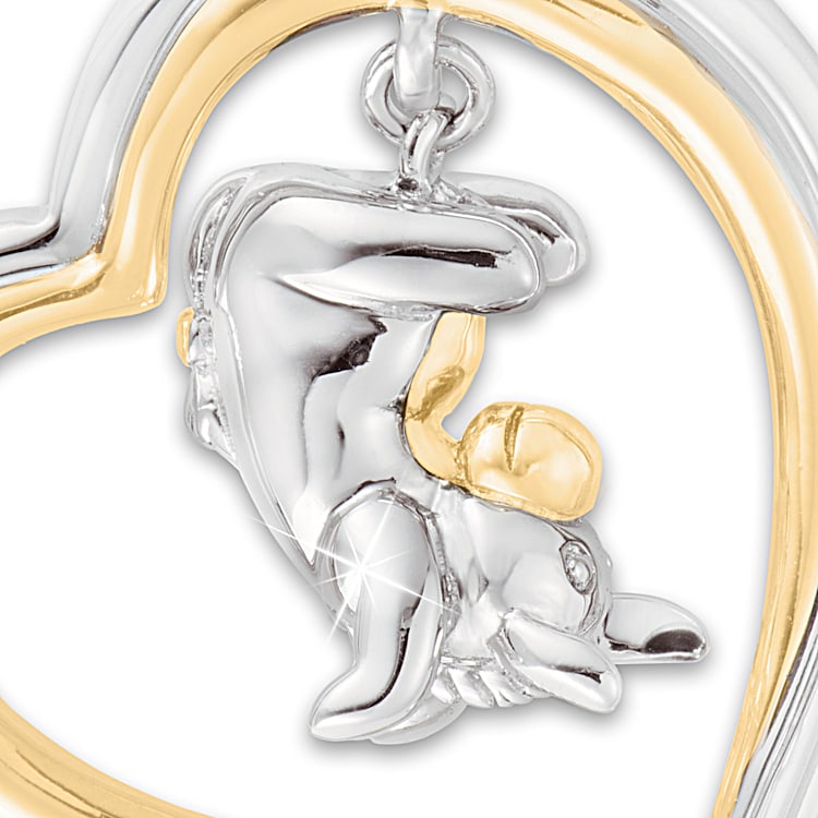 Licensed Disney Eeyore Ladies' Pendant: Disney Eeyore 'Some Days Look  Better Upside Down' Pendant