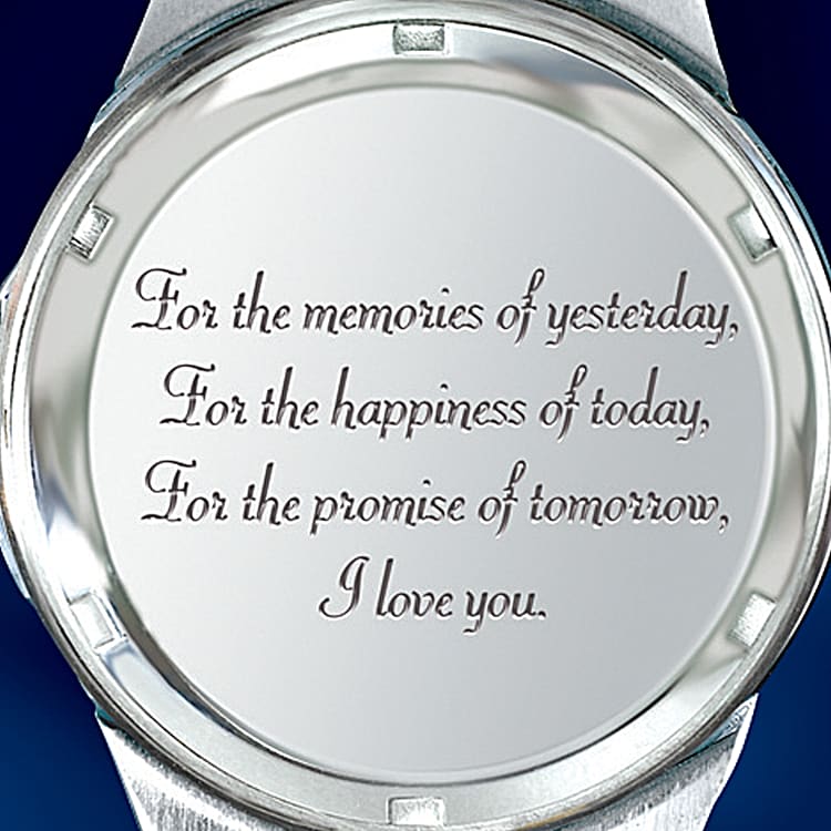 Romantic watch engravings top