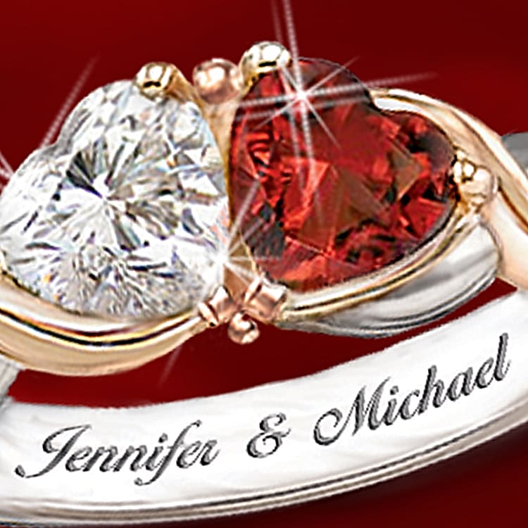 Two hearts forever one ring sale