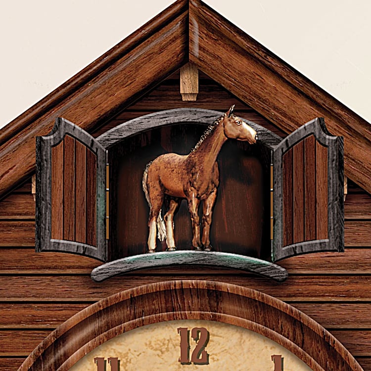 John Wayne American Icon Cuckoo Clock 