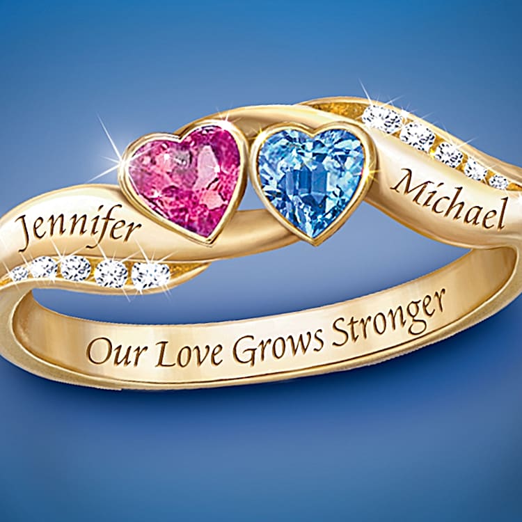 Birthstone rings for couples cheap