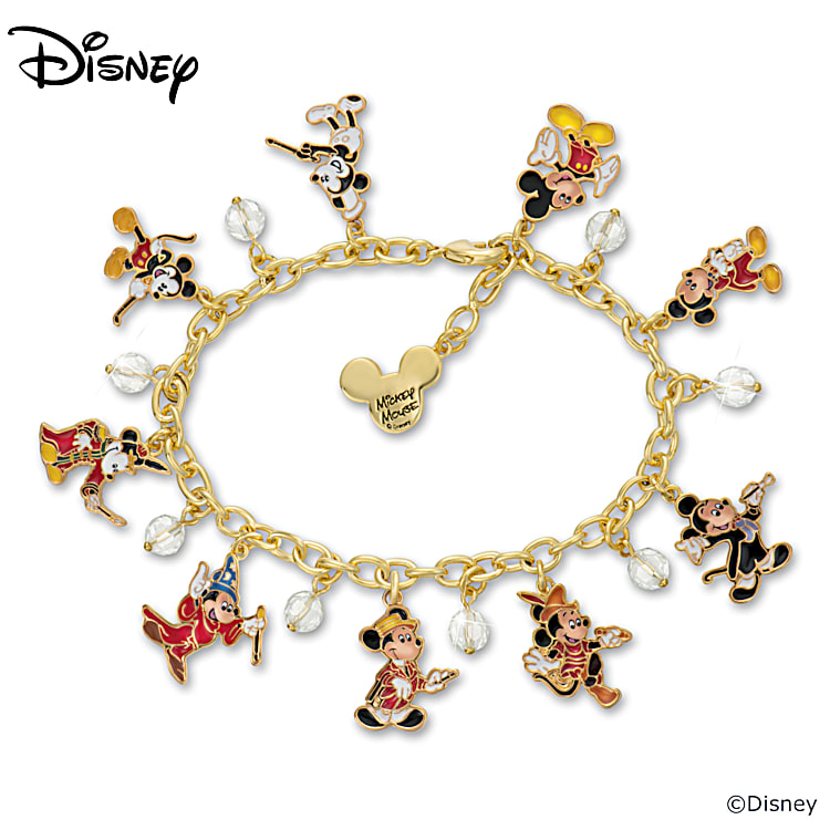 Disney character charm bracelet top