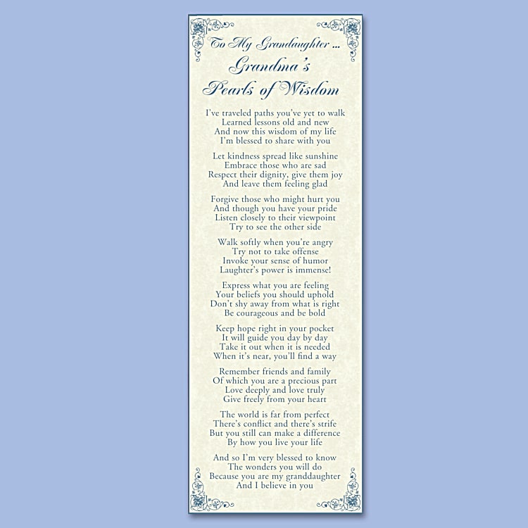 Grandma's pearls of cheap wisdom bracelet