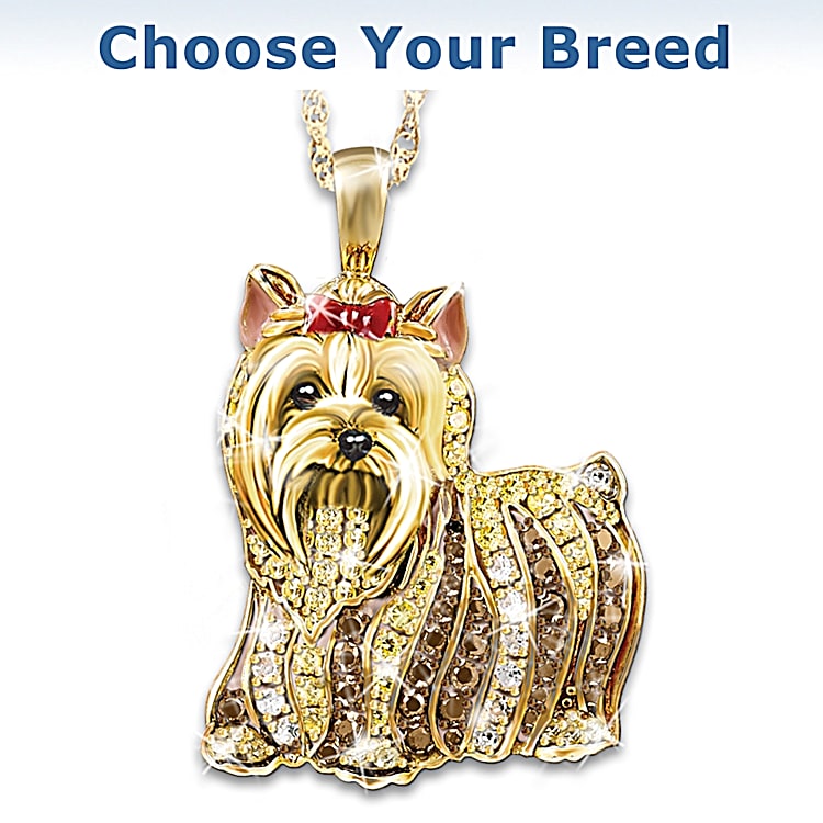 Gold jewelry for dog lovers hotsell