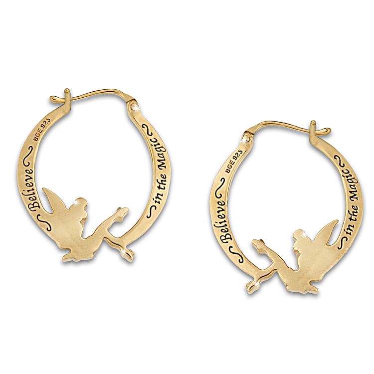 Tinkerbell hoop shop earrings