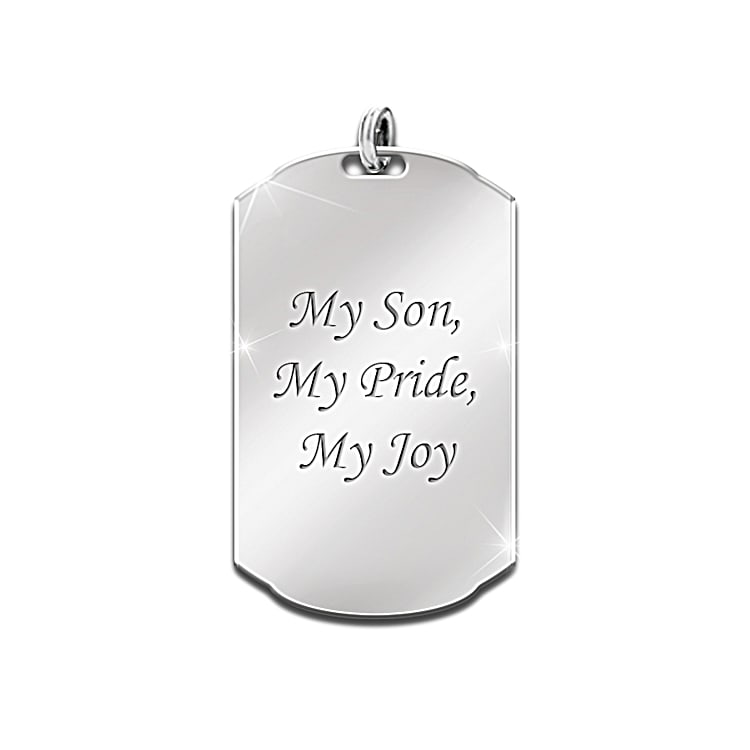 Son dog tag gift hot sale