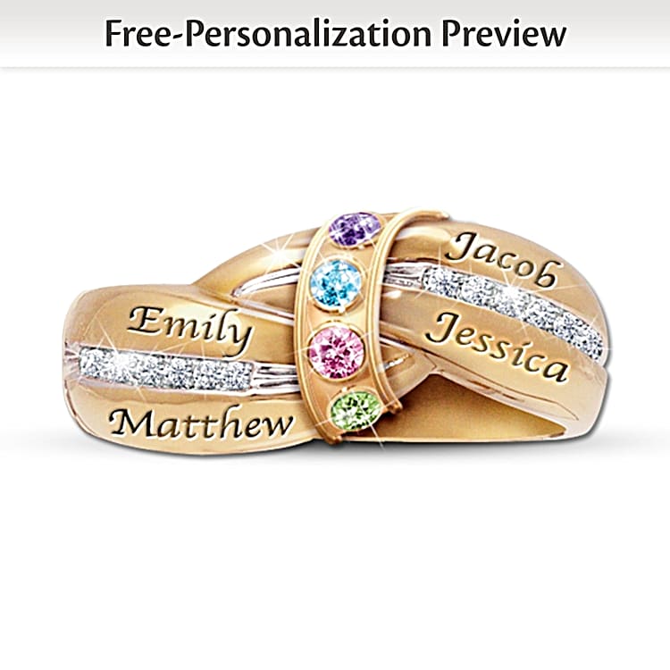 Personalized rings for mothers sales