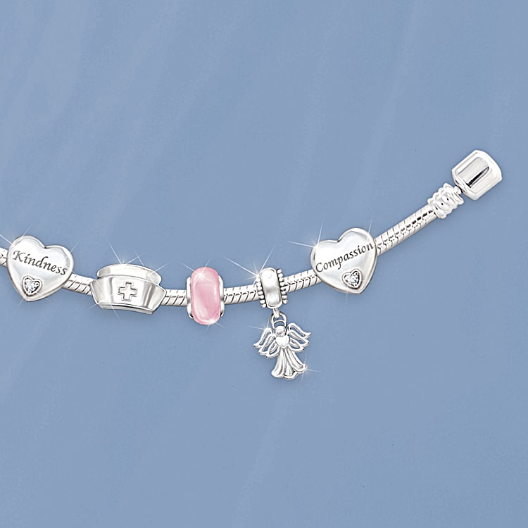 A Nurses Heart Charm Bracelet