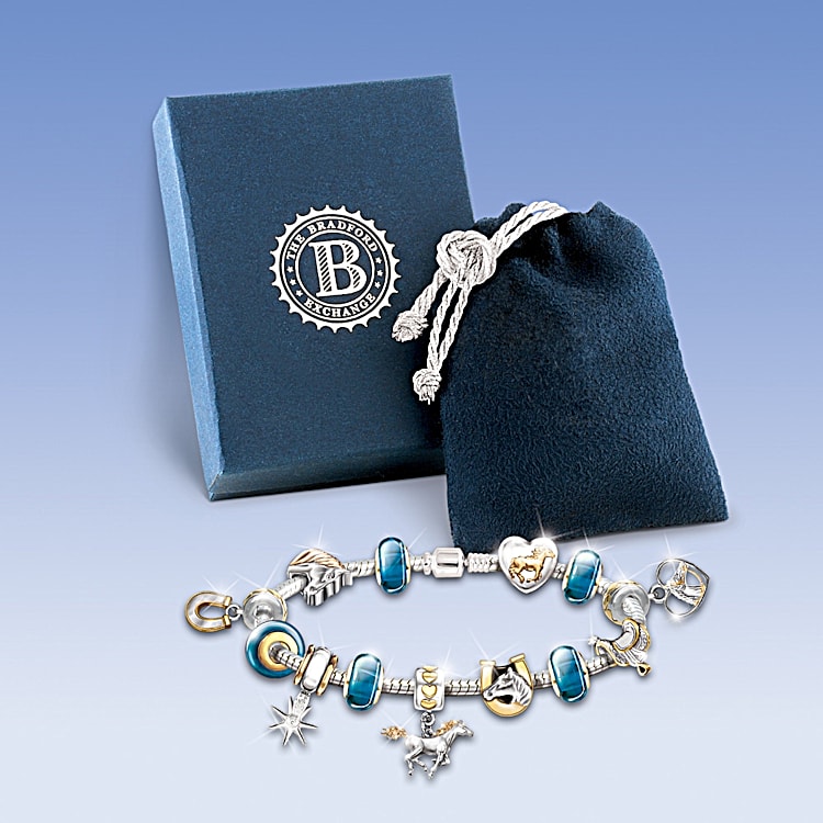Pandora horse charm bracelet hot sale