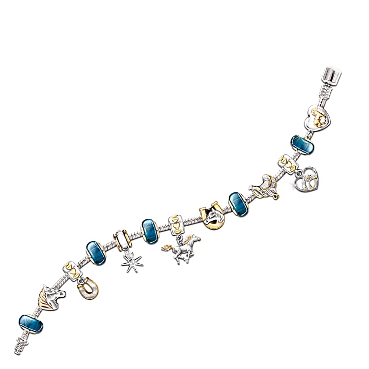 Interchangeable charm bracelet best sale