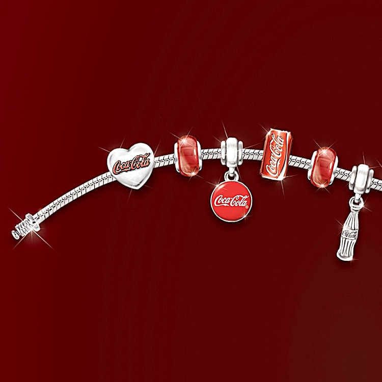Coca cola charm bracelet sale