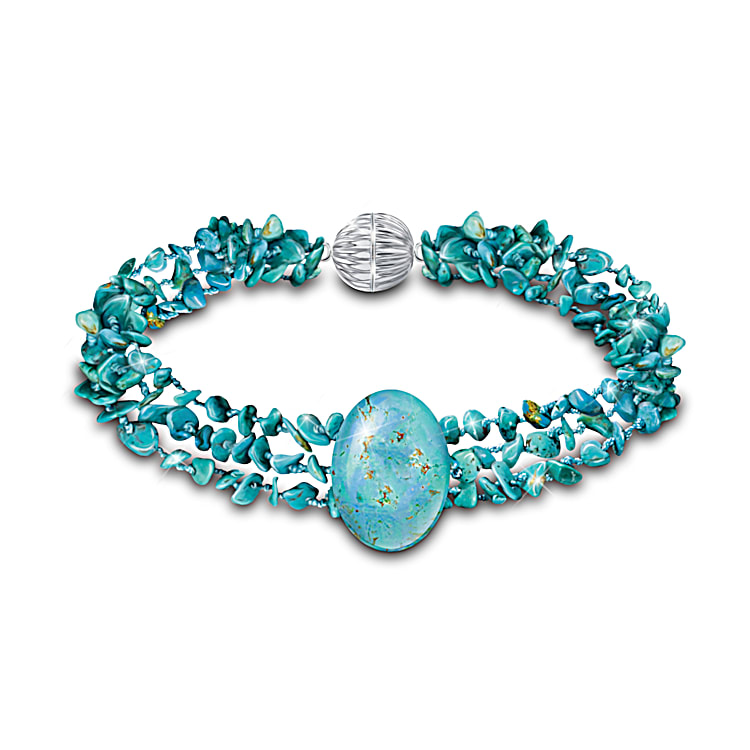 Teal earrings and bracelet online