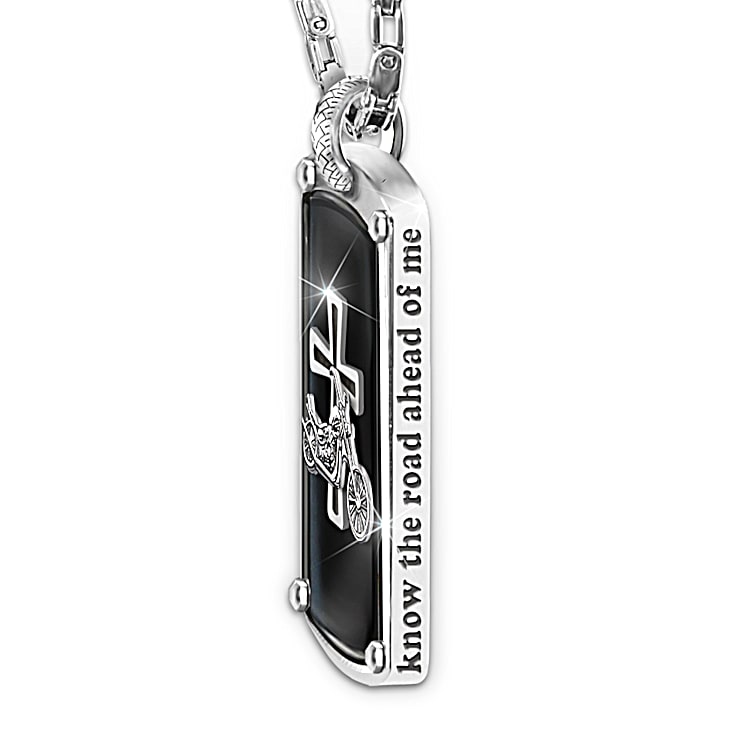 Biker's Prayer - Military Dog Tag Chain Necklace – The Gift Eternal