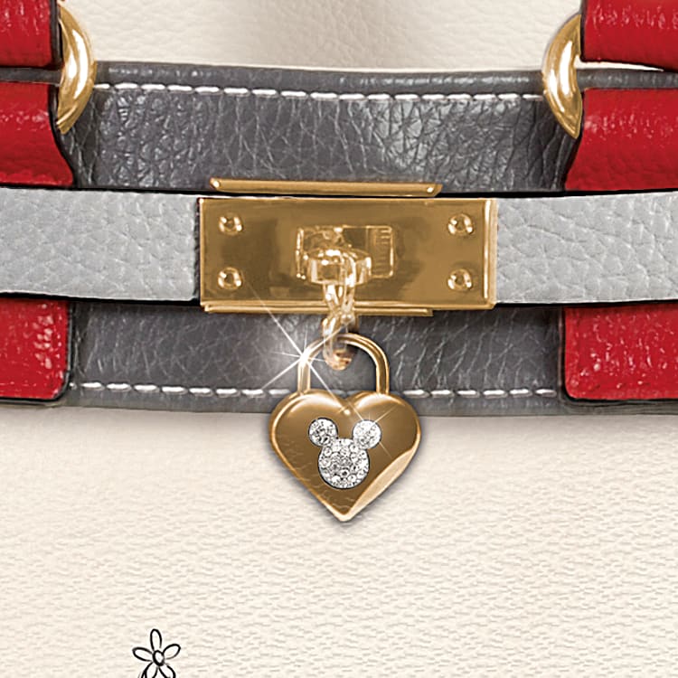 Disney Mickey Mouse And Minnie Mouse Love Story Handbag - The