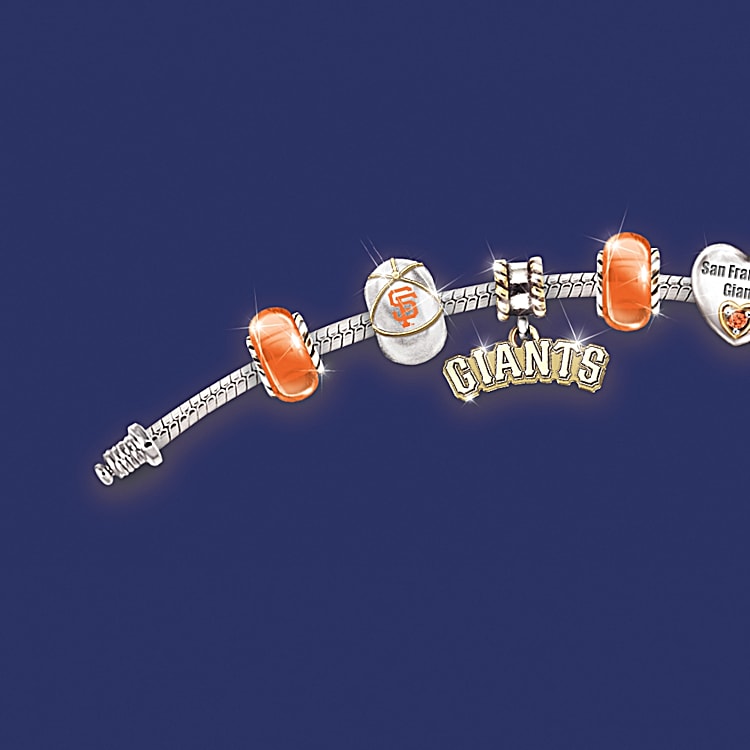 New york giants charm bracelet top