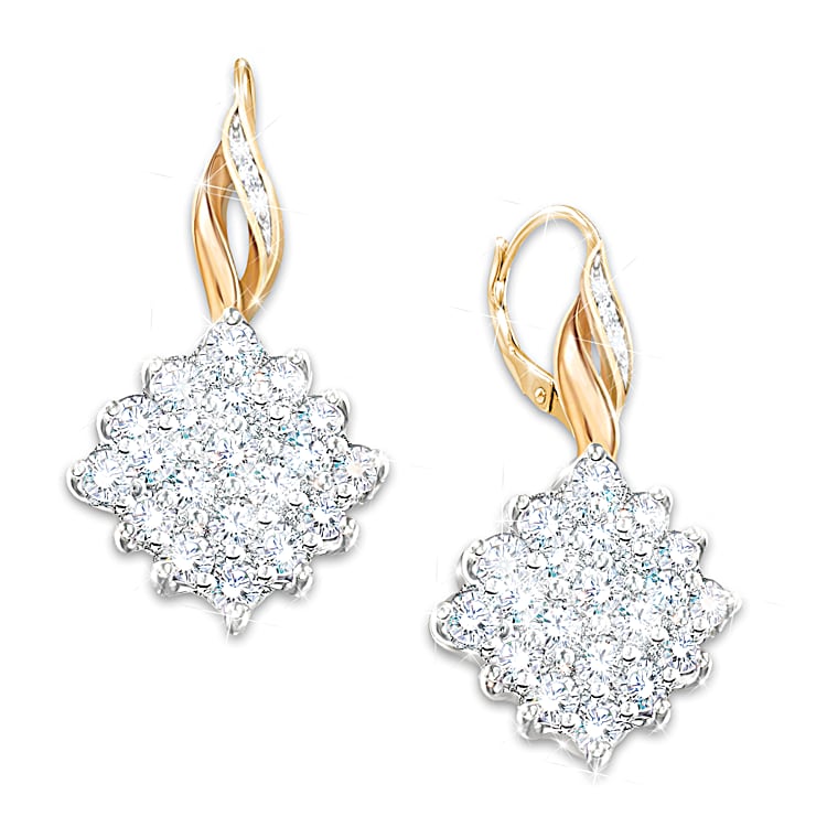 24k diamond earrings store