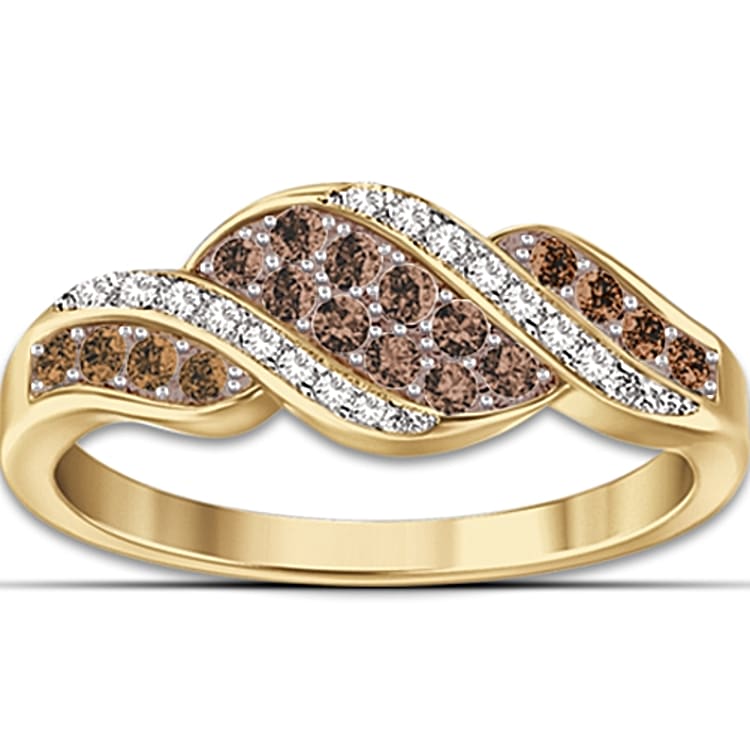 Bradford exchange rings chocolate diamonds discount