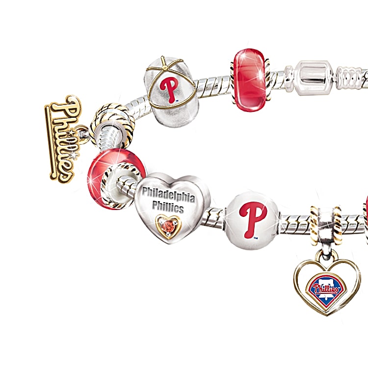 MLB Charm Bracelet Go Phillies 1 Fan