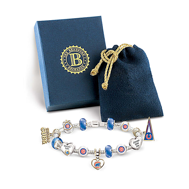 MLB Charm Bracelet Go Cubs 1 Fan
