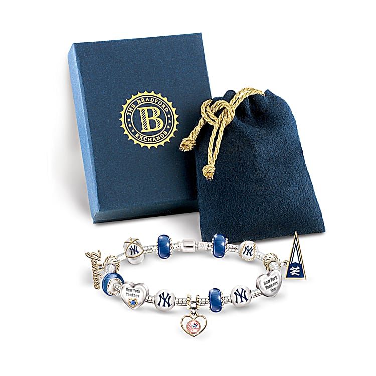 Siskiyou+Gifts+BID150L+MLB+ID+Bracelet-+New+York+Yankees for sale
