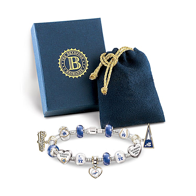 Bracelet Go Los Angeles Dodgers 1 Fan Charm Bracelet