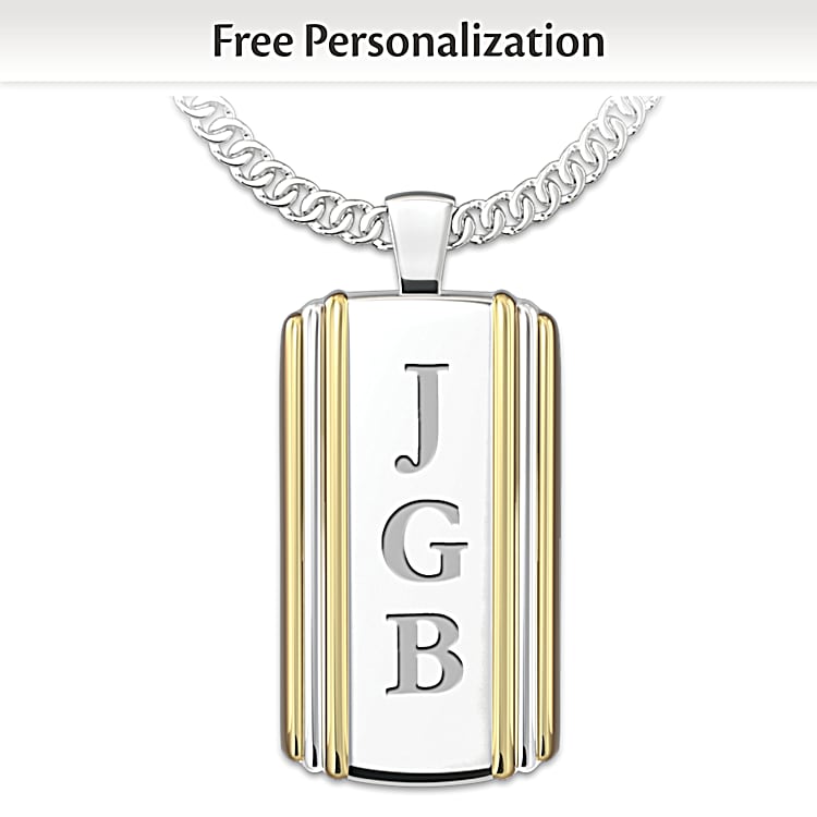 Mens necklace pendants personalized top