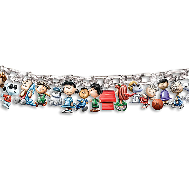 Snoopy charm bracelet outlet