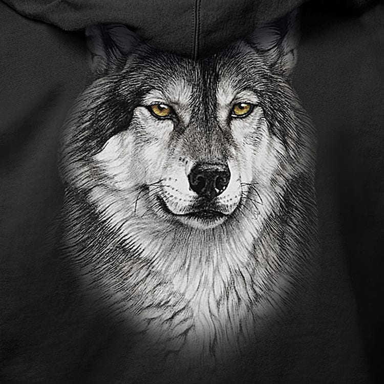 Hoodies with wolves on them cheap