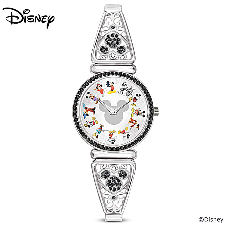 Bradford exchange mickey mouse watch top