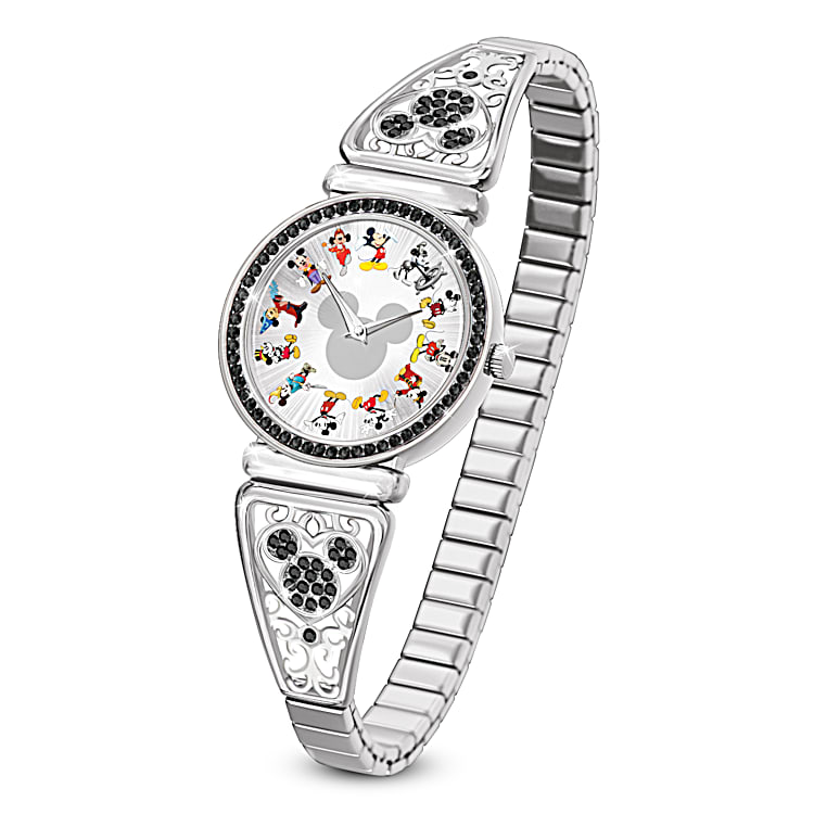 Bradford exchange mickey mouse watch clearance