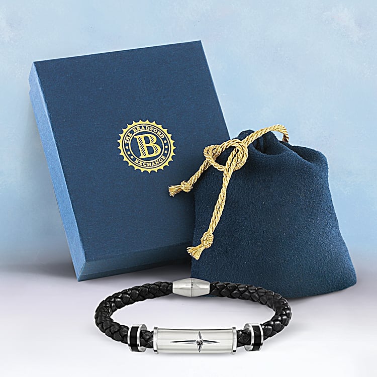 Men Protection Silver Bracelet